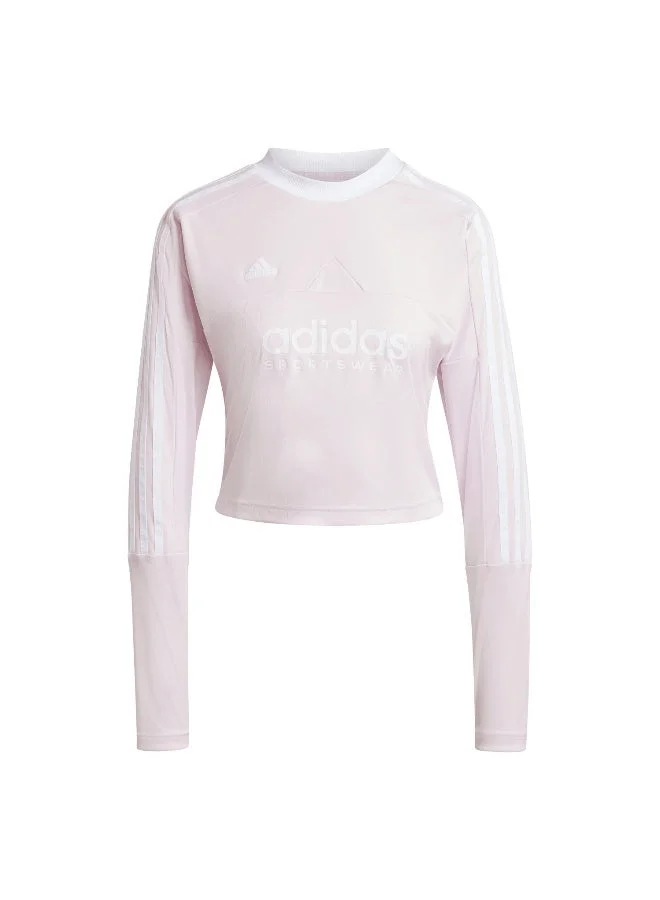 Adidas W Tiro Ls Pink Training T-Shirts For Women Xs